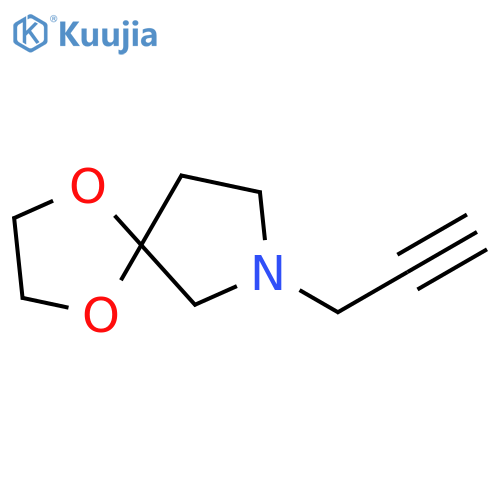 1,4-Dioxa-7-azaspiro[4.4]nonane, 7-(2-propyn-1-yl)- structure