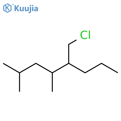 Octane, 5-(chloromethyl)-2,4-dimethyl- structure