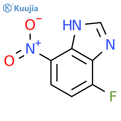 7-fluoro-4-nitro-1H-benzodimidazole structure