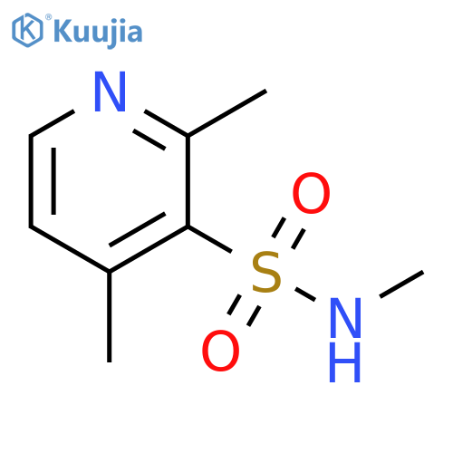 N,2,4-Trimethyl-3-pyridinesulfonamide structure
