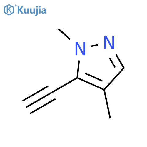 1H-Pyrazole, 5-ethynyl-1,4-dimethyl- structure