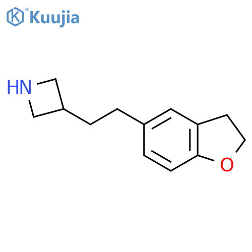 3-[2-(2,3-Dihydro-1-benzofuran-5-yl)ethyl]azetidine structure