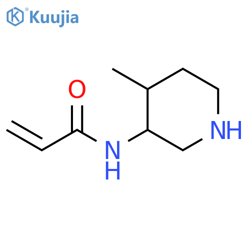 2-Propenamide, N-(4-methyl-3-piperidinyl)- structure