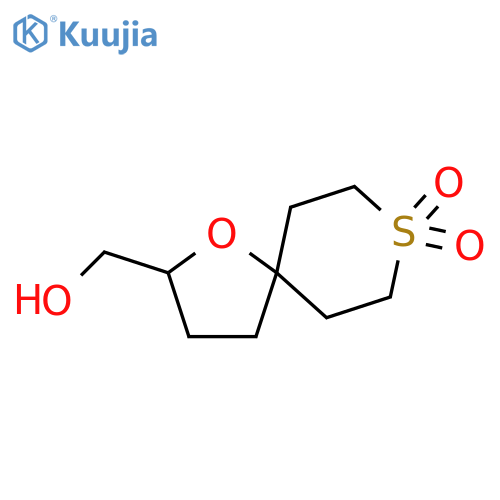 1-Oxa-8-thiaspiro[4.5]decane-2-methanol, 8,8-dioxide structure