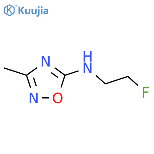 N-(2-Fluoroethyl)-3-methyl-1,2,4-oxadiazol-5-amine structure