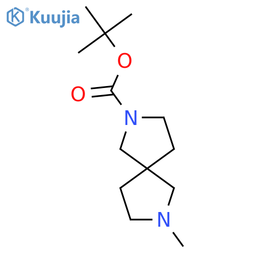 Tert-Butyl 7-methyl-2,7-diazaspiro[4.4]nonane-2-carboxylate structure