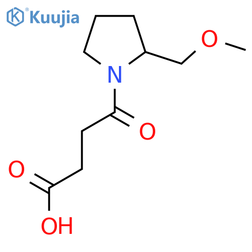 4-(2-(Methoxymethyl)pyrrolidin-1-yl)-4-oxobutanoic acid structure