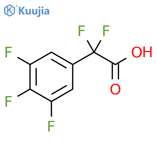 Benzeneacetic acid, α,α,3,4,5-pentafluoro- structure