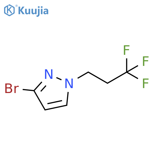 3-bromo-1-(3,3,3-trifluoropropyl)-1H-pyrazole structure
