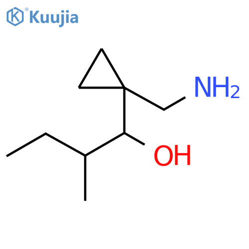 Cyclopropanemethanol, 1-(aminomethyl)-α-(1-methylpropyl)- structure