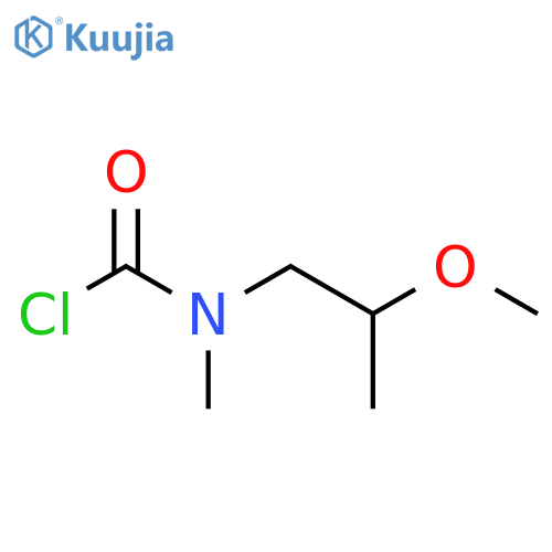 N-(2-methoxypropyl)-N-methylcarbamoyl chloride structure