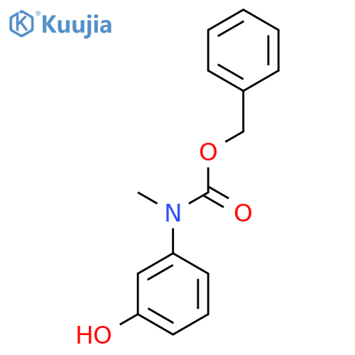 benzyl N-(3-hydroxyphenyl)-N-methylcarbamate structure