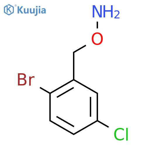 O-(2-Bromo-5-chlorobenzyl)hydroxylamine structure