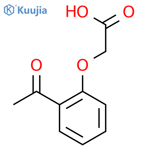 2-(2-Acetylphenoxy)acetic acid structure