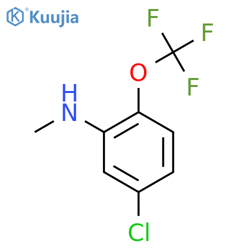5-chloro-N-methyl-2-(trifluoromethoxy)aniline structure