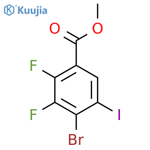 methyl 4-bromo-2,3-difluoro-5-iodobenzoate structure