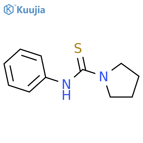1-Pyrrolidinecarbothioamide,N-phenyl- structure
