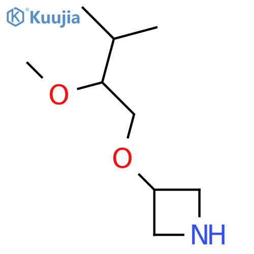 3-(2-Methoxy-3-methylbutoxy)azetidine structure
