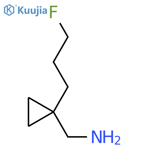 1-(3-fluoropropyl)cyclopropylmethanamine structure