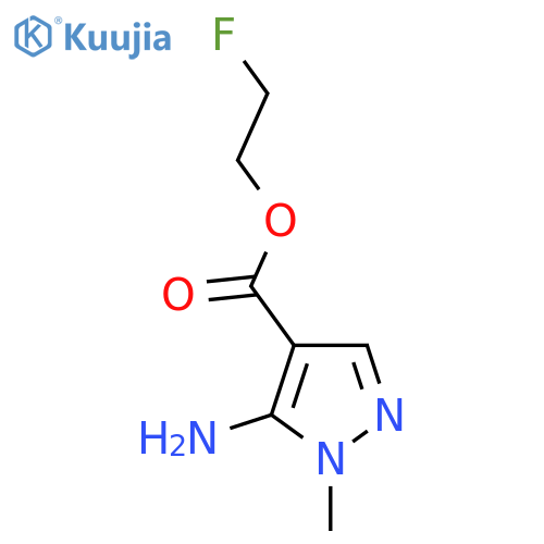 2-fluoroethyl 5-amino-1-methyl-1H-pyrazole-4-carboxylate structure