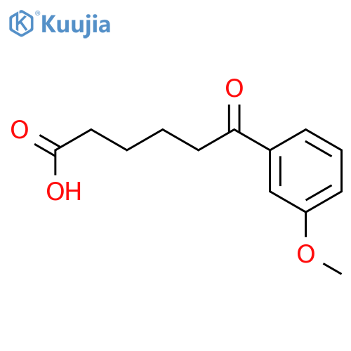 6-(3-methoxyphenyl)-6-oxohexanoic acid structure