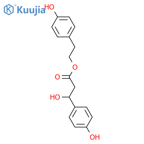 2-(4-Hydroxyphenyl)ethanol; 1-O-[3ξ-Hydroxy-3-(4-hydroxyphenyl)propanoyl] structure