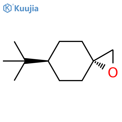 1-Oxaspiro[2.5]octane, 6-(1,1-dimethylethyl)-, trans- structure