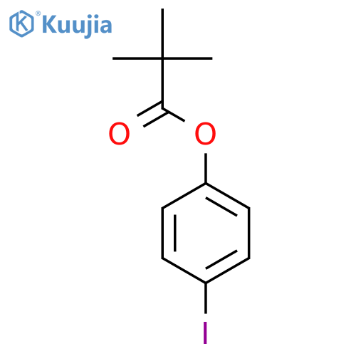 Propanoic acid, 2,2-dimethyl-, 4-iodophenyl ester structure