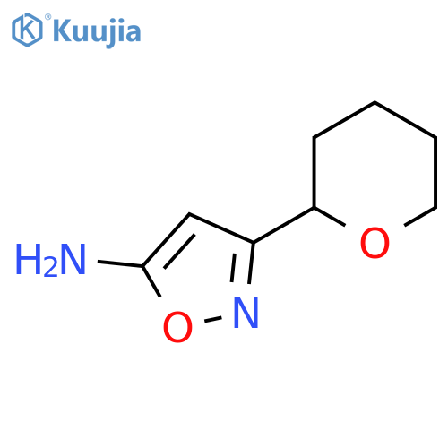 3-(oxan-2-yl)-1,2-oxazol-5-amine structure
