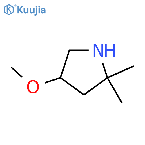 4-methoxy-2,2-dimethylpyrrolidine structure
