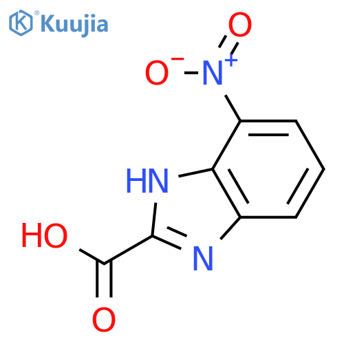 1H-Benzimidazole-2-carboxylicacid, 7-nitro- structure