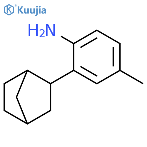 Benzenamine, 2-bicyclo[2.2.1]hept-2-yl-4-methyl- structure