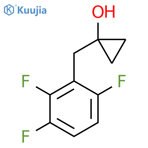 1-(2,3,6-trifluorophenyl)methylcyclopropan-1-ol structure