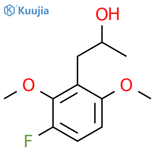 1-(3-Fluoro-2,6-dimethoxyphenyl)propan-2-ol structure