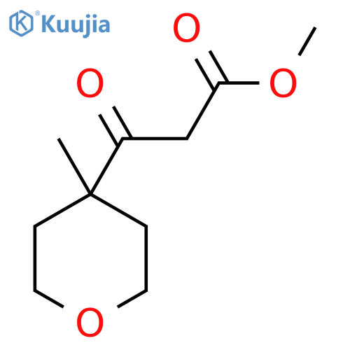 methyl 3-(4-methyloxan-4-yl)-3-oxopropanoate structure