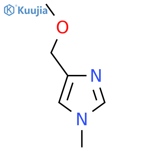 4-(methoxymethyl)-1-methyl-1H-imidazole structure