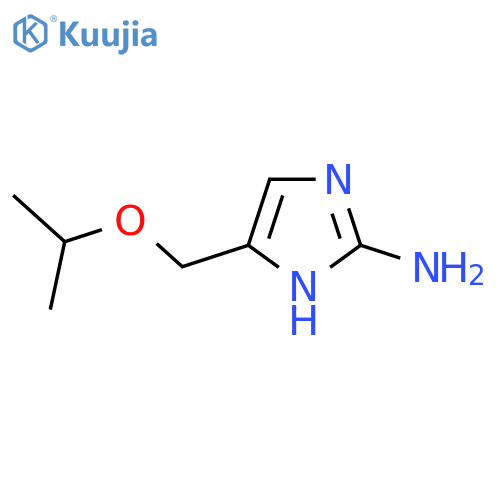 5-(propan-2-yloxy)methyl-1H-imidazol-2-amine structure