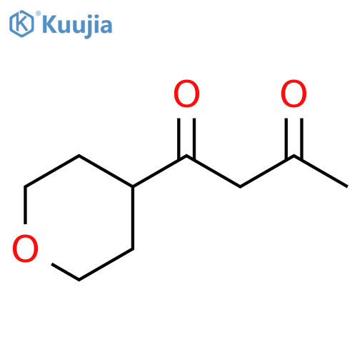 1-(oxan-4-yl)butane-1,3-dione structure
