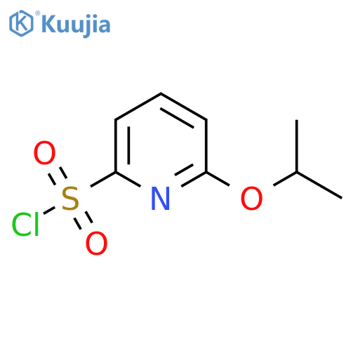 6-(propan-2-yloxy)pyridine-2-sulfonyl chloride structure