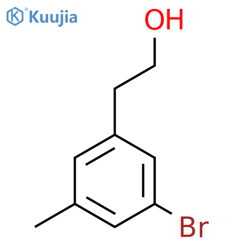 2-(3-bromo-5-methylphenyl)ethan-1-ol structure
