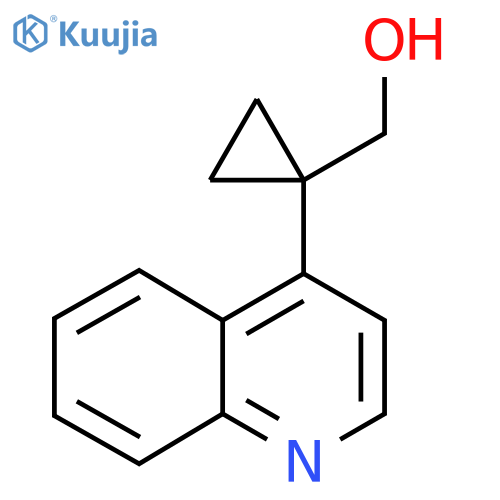 1-(quinolin-4-yl)cyclopropylmethanol structure