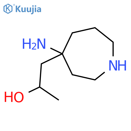 1-(4-Aminoazepan-4-yl)propan-2-ol structure