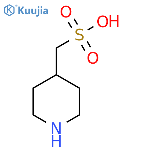 Piperidin-4-ylmethanesulfonic acid structure