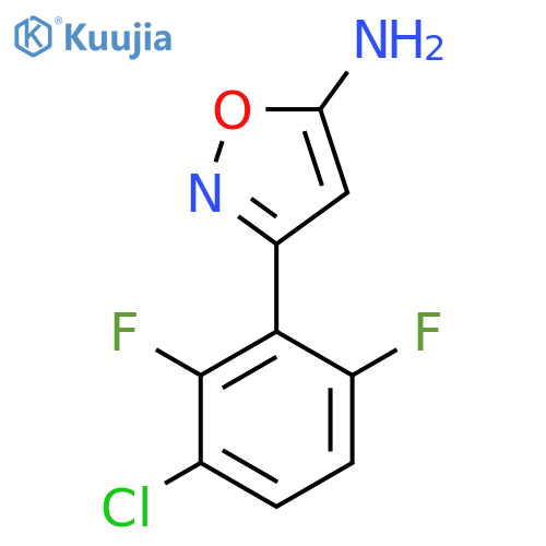3-(3-chloro-2,6-difluorophenyl)-1,2-oxazol-5-amine structure