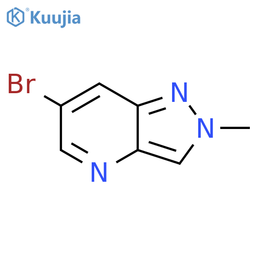 6-Bromo-2-methyl-2H-pyrazolo[4,3-b]pyridine structure