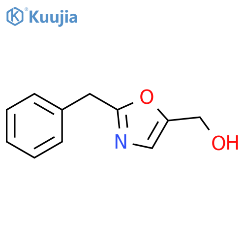 5-Oxazolemethanol, 2-(phenylmethyl)- structure