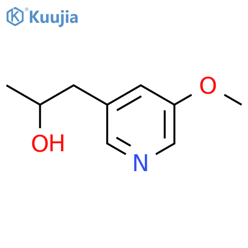 1-(5-methoxypyridin-3-yl)propan-2-ol structure