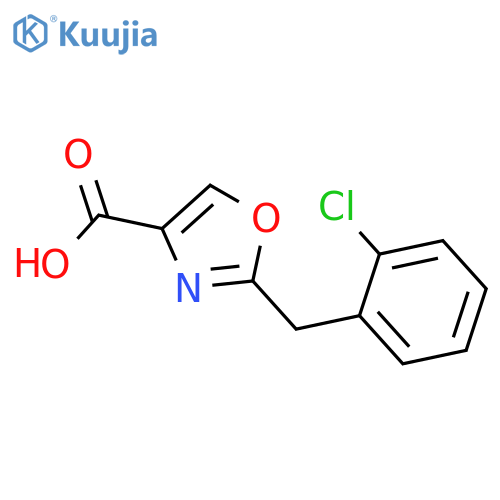 2-(2-Chlorobenzyl)oxazole-4-carboxylicAcid structure