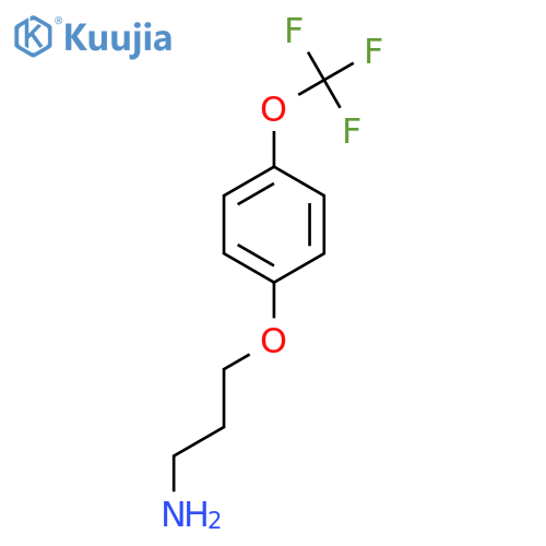 1-Propanamine, 3-[4-(trifluoromethoxy)phenoxy]- structure