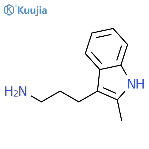 3-(2-methyl-1H-indol-3-yl)propan-1-amine hydrochloride structure